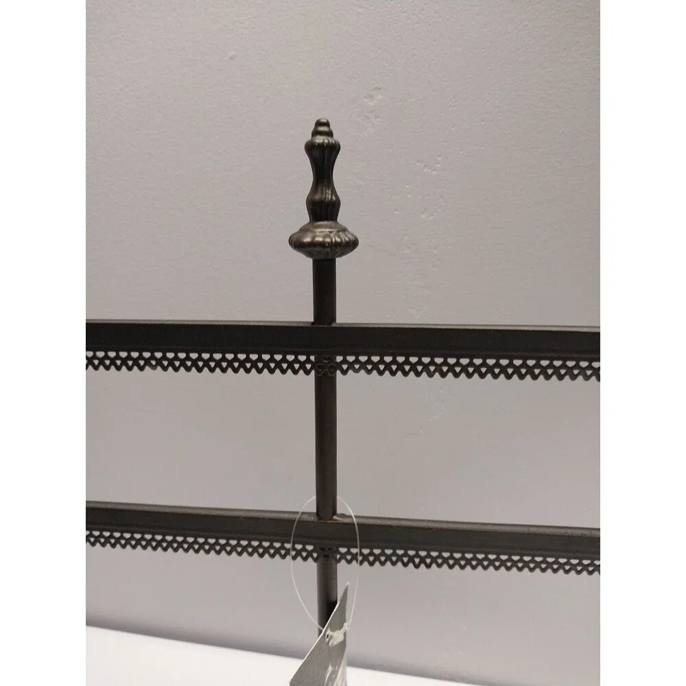 Tripar 2 Tier Metal Jewelry Display Stand Bracelet Watch Holder Black Retail